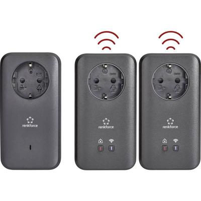 Renkforce PL600D WiFi Powerline WiFi netwerkkit RF-3385558 500 MBit/s Renkforce PL600D WiFi Powerline WiFi netwerkkit RF-3385558 500 MBit/s