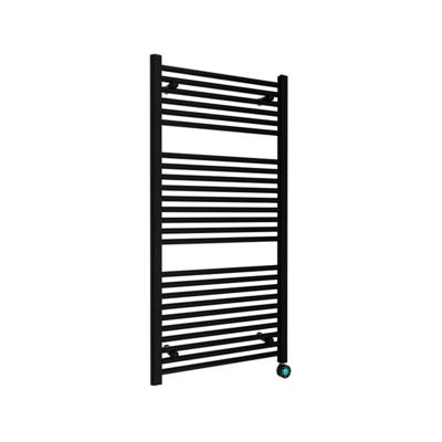 Elektrische Badkamerradiator Best-Design 1200x600mm Mat Zwart Elektrische Badkamerradiator Best-Design 1200x600mm Mat Zwart
