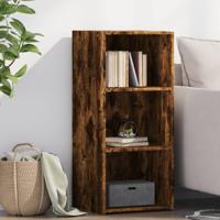 Dressoir 40x41x93 cm bewerkt hout gerookt eikenkleurig - thumbnail