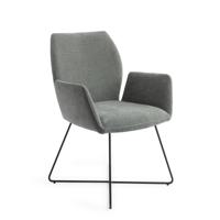 Jesper Home Misaki eetkamerstoel Breezy Blue cross black - thumbnail