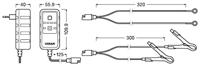 Osram Automotive BATTERYcharge 901 Oplader, Druppellader 6 V, 12 V 1 A 1 A - thumbnail