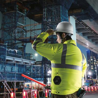 Makita DFJ214Z2XL | Geventileerde veiligheidsjas XXL | Zonder accu's, lader & adapter