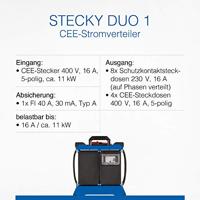 AS Schwabe Stecky DUO 1 60931 CEE-stroomverdeler 400 V 16 A - thumbnail