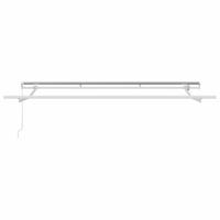 VidaXL Zijde frame wit 3,5 x 2 m metaal - thumbnail