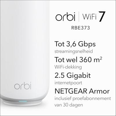 NETGEAR Orbi 370 Triple Mesh-netwerk 3.4 GBit/s 2.4 GHz, 5 GHz
