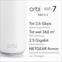 NETGEAR Orbi 370 Triple Mesh-netwerk 3.4 GBit/s 2.4 GHz, 5 GHz - thumbnail