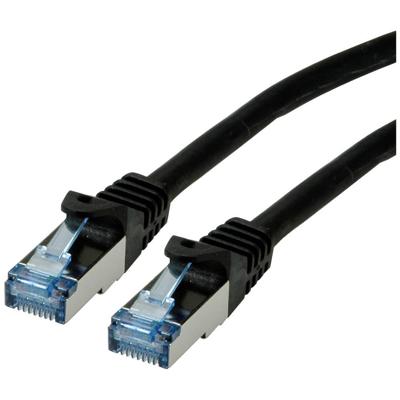 ROLINE Patchkabel Cat.6A S/FTP (PiMF), Component Level, LSOH, zwart, 5 m ROLINE Patchkabel Cat.6A S/FTP (PiMF), Component Level, LSOH, zwart, 5 m
