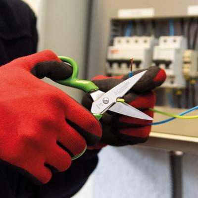 elektriciensschaar 3 Claveles 5" Roestvrij staal 12,7 cm Recht