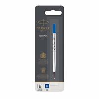 Rollerpenvulling parker quink f blauw - thumbnail