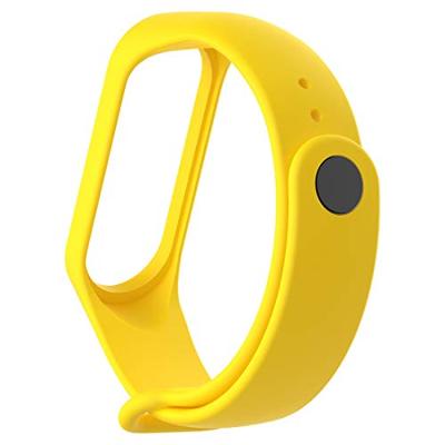 Xiaomi Mi band 3 / 4 / 5 / 6 / 7 bandje OneColor - Geel Xiaomi Mi band 3 / 4 / 5 / 6 / 7 bandje OneColor - Geel