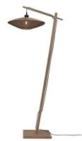 GOOD&MOJO Vloerlamp 'Iguazu' Bamboe en jute, 150cm, kleur Naturel - thumbnail