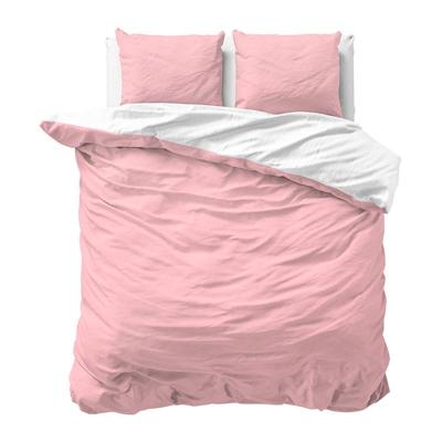 Sleeptime Twin Face Roze/Wit 200 x 200/220 cm