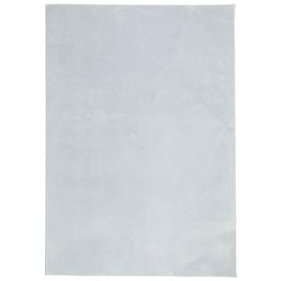 Vloerkleed laagpolig zacht en wasbaar 120x170 cm blauw