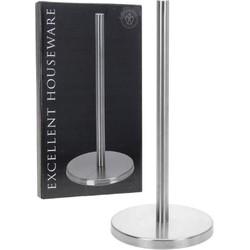 Excellent Houseware Keukenrolhouder RVS