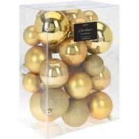 Overige Merken Kerstballen 26 stuks goud - thumbnail
