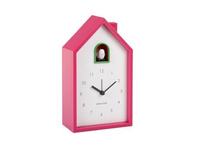 Karlsson Alarm Klok Modern Cuckoo Bright Pink