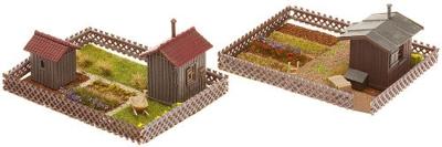 Faller 180494 H0 volkstuin met schuur (2 stuks) Bouwpakket