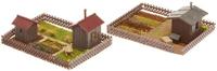 Faller 180494 H0 volkstuin met schuur (2 stuks) Bouwpakket - thumbnail