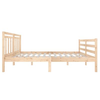 Bedframe massief hout 135x190 cm - thumbnail