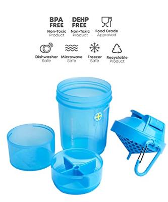 Smartshake Original2GO Neon Blue (600 ml)