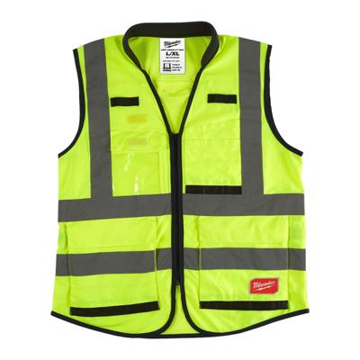 Milwaukee Premium Hi-Vis Veiligheidshesje Klasse 2 Geel - L/XL - 4932471896 Milwaukee Premium Hi-Vis Veiligheidshesje Klasse 2 Geel - L/XL - 4932471896