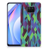 Xiaomi Mi 10T Lite | TPU Hoesje | Abstract Green Blue - thumbnail