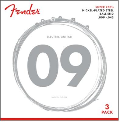 Fender 250L Super 250s NPS snarenset light 3 pack