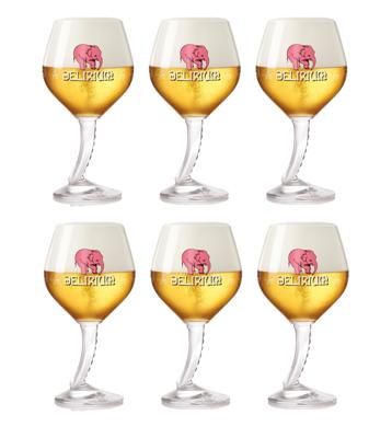 Delirium Bierglazen op Voet - 330 ml - 6 stuks