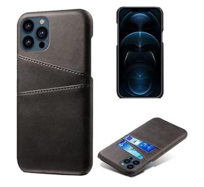 Casecentive Leren Wallet Back case iPhone 13 Pro zwart
