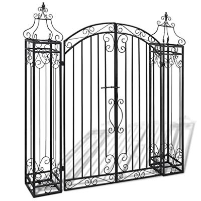 VidaXL Poort decoratief 112x20,5x134 cm smeedijzer VidaXL Poort decoratief 112x20,5x134 cm smeedijzer