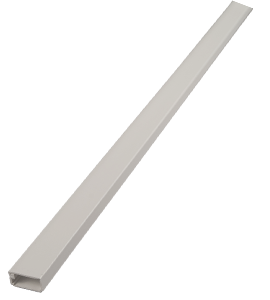 Kabelgoot wit 15x10mm 2 meter RAL 9010 in folie Canalit 911936