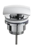 Wiesbaden luxe vierkante clickwaste 5/4&apos;&apos; chroom - thumbnail