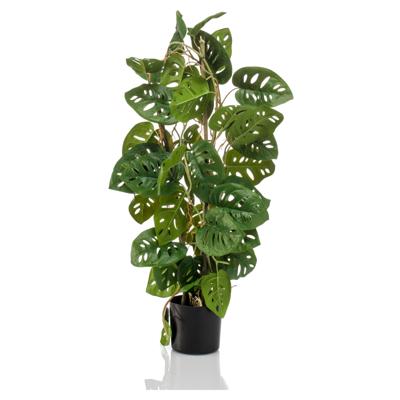Emerald kunstplant in pot monkey monstera 75 cm