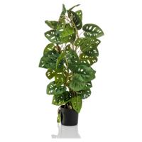 Emerald kunstplant in pot monkey monstera 75 cm - thumbnail