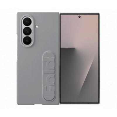 Samsung Silicone Case voor Samsung Galaxy Z Fold7 5G Telefoonhoesje Grijs Samsung Silicone Case voor Samsung Galaxy Z Fold7 5G Telefoonhoesje Grijs