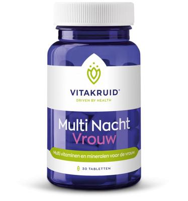 Vitakruid Multi Nacht Vrouw 100% Vegan 30 Vitakruid Multi Nacht Vrouw 100% Vegan 30