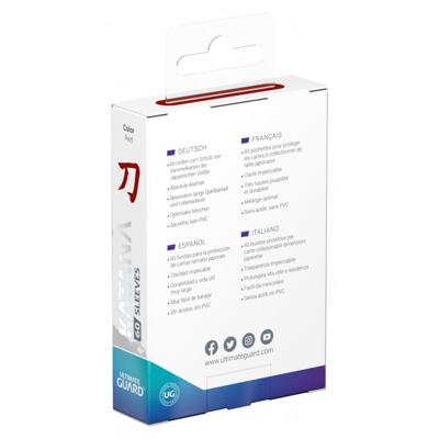 Ultimate Guard Katana Sleeves Japanese Size (60) - Red Ultimate Guard Katana Sleeves Japanese Size (60) - Red