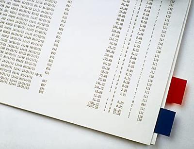 Post-it index standaard, ft 24,4 x 43,2 mm, houder met 50 tabs, paars