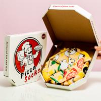 Pizzasokken in doos (set van 4) - thumbnail