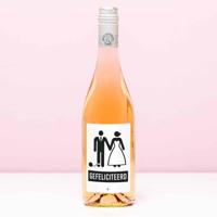 Wijnfles Game over Bruidspaar - Rosé (Blush Rosé) - thumbnail