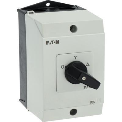 Eaton T0-4-8410/I1 Ster-driehoek-combinatie Voor bodembevestiging, In behuizing 1 x 60 ° Zwart 1 stuk(s) Piece