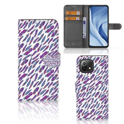 Xiaomi 11 Lite 5G NE | Mi 11 Lite | Telefoon Hoesje | Feathers Color Xiaomi 11 Lite 5G NE | Mi 11 Lite | Telefoon Hoesje | Feathers Color