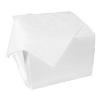 Servet - Wit 1-laags 33x33cm 1/4 Vouw - 500 stuks - thumbnail