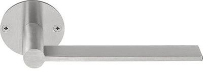 Formani Mathieu Bruls EDGY EGR50 deurkruk ongeveerd op ronde rozet - mat RVS