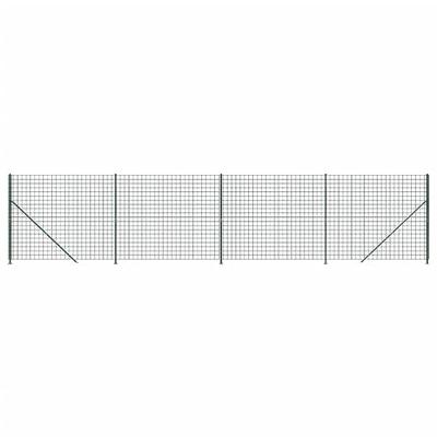 VidaXL Draadgaashek met flens 1,8x10 m groen