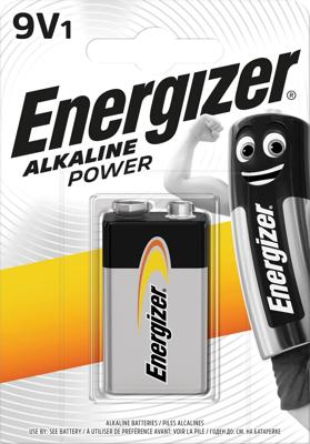 Energizer Power 6LR61 9V batterij (blok) Alkaline 9 V 1 stuk(s)