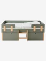 EVEREST hoogslaper met opbergruimte kaki - thumbnail