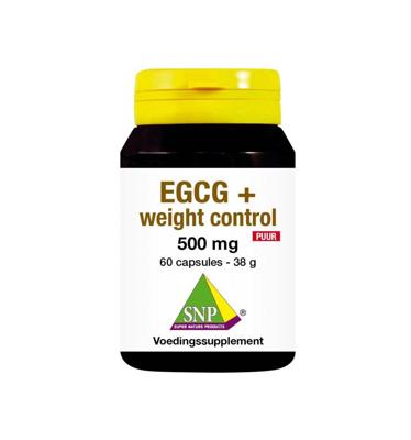 SNP EGCG+ Weight control puur 60 Vegetarische capsules