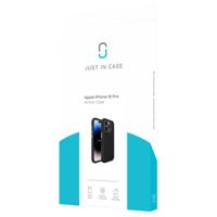Just in Case Armor Case voor Apple iPhone 16 Pro Telefoonhoesje Zwart - thumbnail