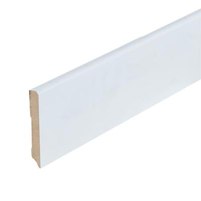 Folieplint plint 90x15 - Milaan wit RAL 9010